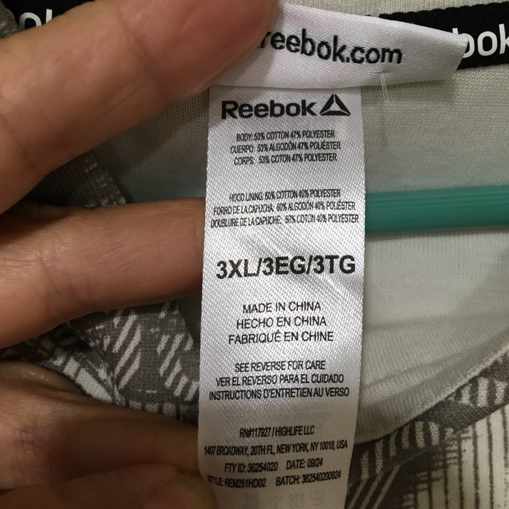 Reebok RBX Momentum Hoodie Tan Cream Driftwood Pullover SZ 3XL NWT - Picture 10 of 13